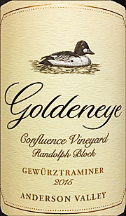 Goldeneye 2015 Confluence Vineyard Gewurztraminer