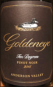 Goldeneye 2015 Ten Degrees Pinot Noir