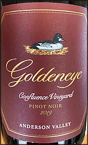 Goldeneye 2019 Confluence Vineyard Pinot Noir
