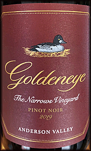 Goldeneye 2019 The Narrows Pinot Noir