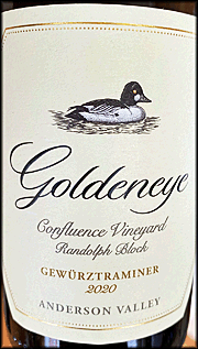 Goldeneye 2020 Confluence Vineyard Gewurztraminer