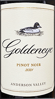 Goldeneye 2021 Anderson Valley Pinot Noir