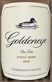 Goldeneye 2022 Vin Gris of Pinot Noir