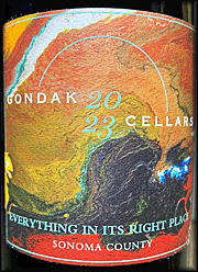 Gondak Cellars 2023 Everything In Its Right Place