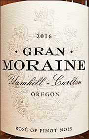 Gran Moraine 2016 Rose of Pinot Noir