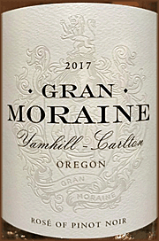 Gran Moraine 2017 Rose of Pinot Noir