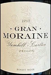Gran Moraine 2017 Yamhill-Carlton Pinot Noir