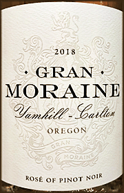 Gran Moraine 2018 Rose of Pinot Noir