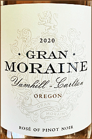 Gran Moraine 2020 Rose of Pinot Noir