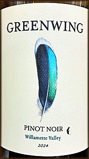 Greenwing 2024 Pinot Noir