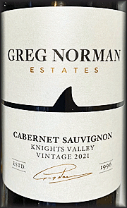 Greg Norman 2021 Knights Valley Cabernet Sauvignon