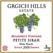 Grgich Hills 2008 Miljenko's Vineyard Petite Sirah