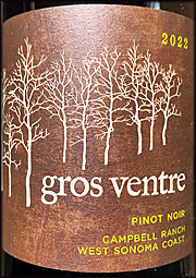 Gros Ventre 2022 Campbell Ranch Pinot Noir