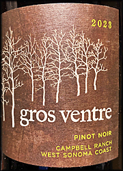 Gros Ventre 2023 Campbell Ranch Pinot Noir