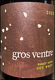 Gros Ventre 2023 Out West Pinot Noir