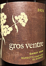 Gros Ventre 2024 Barsotti Gamay