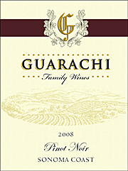 Guarachi 2008 Sonoma Coast Pinot Noir