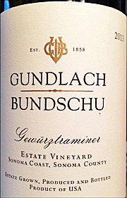 Gundlach Bundschu 2013 Gewurztraminer