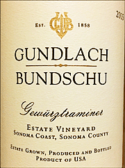 Gundlach Bundschu 2015 Gewurztraminer