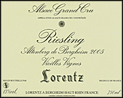 Gustave Lorentz 2005 Altenberg de Bergheim Riesling