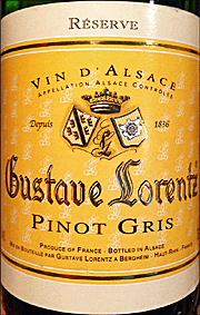 Gustave Lorentz 2013 Reserve Pinot Gris