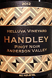 Handley 2012 Helluva Pinot Noir
