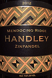 Handley 2012 Mendocino Ridge Zinfandel