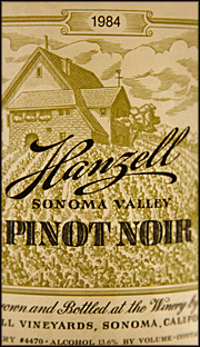 Hanzell 1984 Pinot Noir