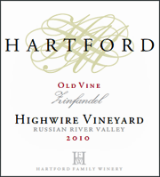 Hartford 2010 Highwire Zinfandel