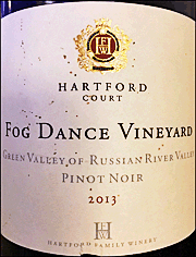 Hartford Court 2013 Fog Dance Pinot Noir