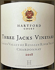 Hartford Court 2018 Three Jacks Chardonnay