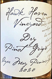 Hawk Haven 2020 Signature Series Pinot Grigio