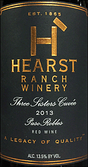 Hearst Ranch 2013 Three Sisters Cuvee Red