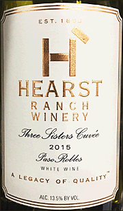 Hearst Ranch 2015 Three Sisters Cuvee White