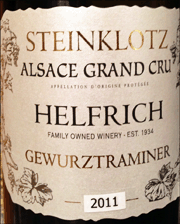 Helfrich 2011 Steinklotz Grand Cru Gewurztraminer