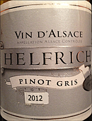 Helfrich 2012 Pinot Gris