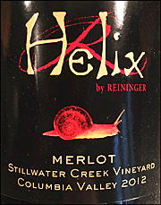 Helix 2012 Stillwater Creek Merlot