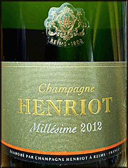 Henriot 2012 Brut Millesime