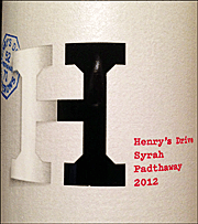 Henry's Drive 2012 H Shiraz