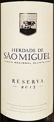 Herdade de Sao Miguel 2015 Reserva