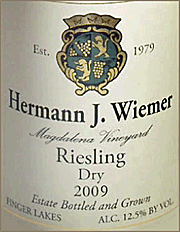 Wiemer 2009 Magdalena Riesling