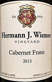 Wiemer 2013 Cabernet Franc