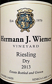 Hermann Wiemer 2013 Dry Riesling