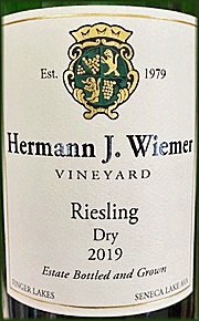 Hermann Wiemer 2019 Dry Riesling