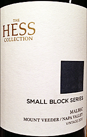 Hess Collection 2012 Small Block Series Malbec