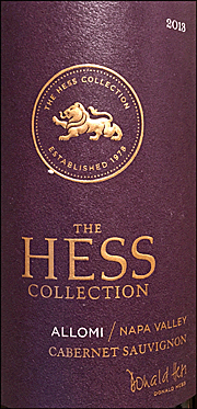 Hess Collection 2013 Allomi Cabernet Sauvignon