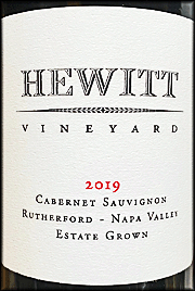 Hewitt 2019 Cabernet Sauvignon