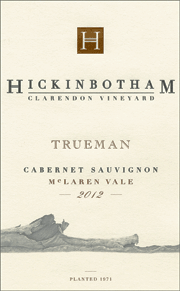 Hickinbotham 2012 Trueman Cabernet Sauvignon