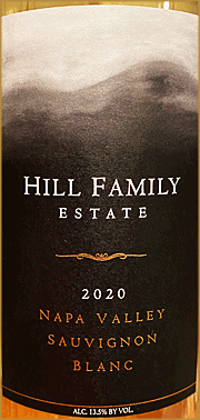 Hill Family 2020 Sauvignon Blanc