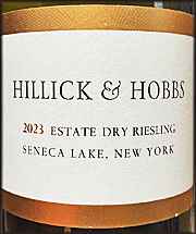 Hillick & Hobbs 2023 Estate Riesling
